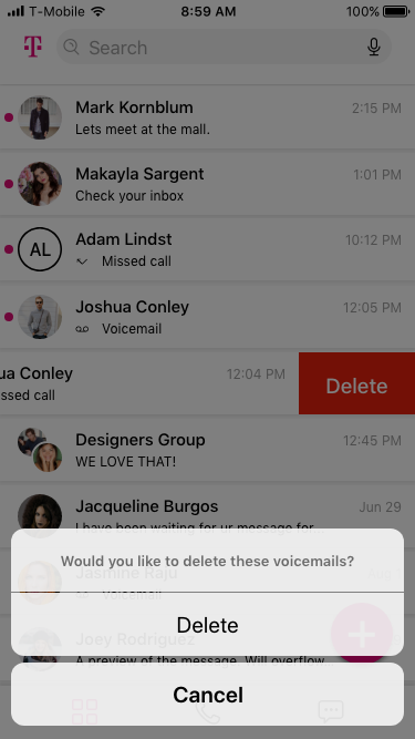 Main Screen Default State